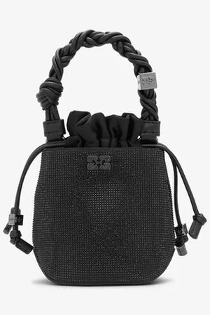 Ganni Mini Bou Bucket Bag in Polyester Women