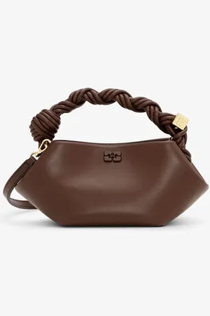 Ganni Mini Bou Bag in Chocolate Fondant Women
