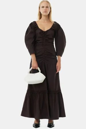 Ganni Small Bou Bag in Egret Women
