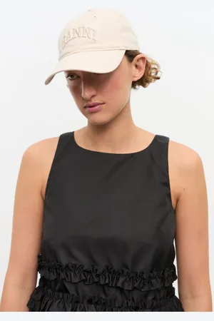 Ganni Off- Canvas Cap Organic Cotton Women