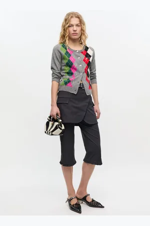 Ganni Bou Bag Mini in Black/Egret Women