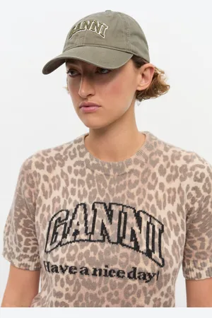 Ganni Canvas Cap in Kalamata Organic Cotton Women