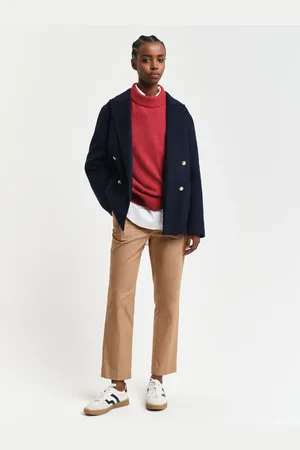 GANT Women Slim Cigarette Slacks (34)