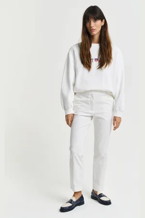GANT Women Slim Fit Cigarette Slacks (34)