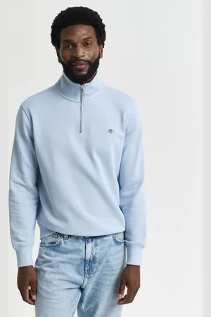 GANT Men Shield Half-Zip Sweatshirt (S)