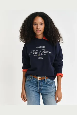 GANT Women Sailing Crew Graphic Sweatshirt (XS)