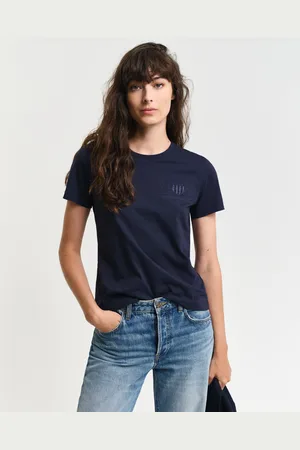GANT Women Tonal Archive Shield T-Shirt (XS)