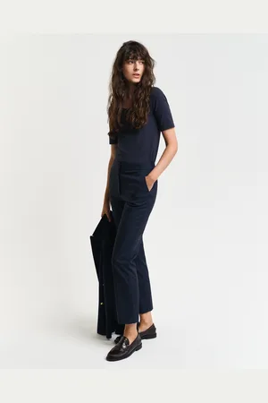 GANT Women Slim Cigarette Slacks (34)
