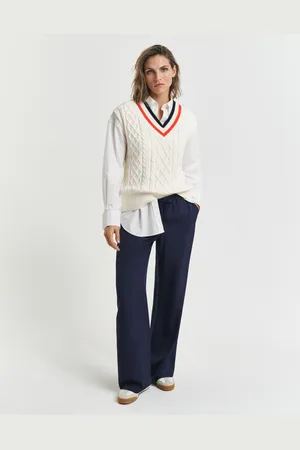 GANT Women Relaxed Fit Drawstring Pants (34)