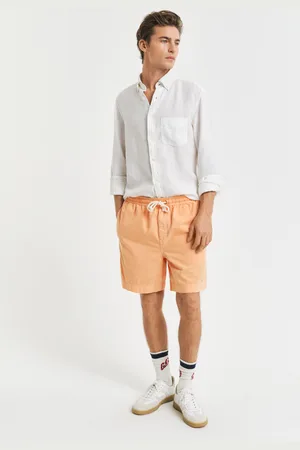 GANT Men Regular Fit Sunfaded Drawstring Shorts (S)