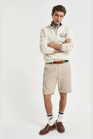GANT Men Regular Fit Sunfaded Chino Shorts (30)