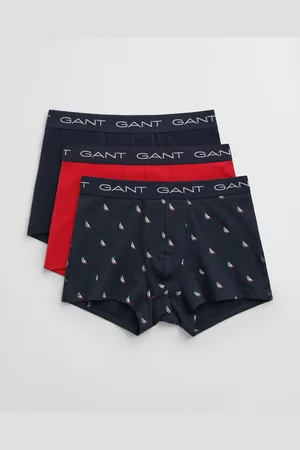 GANT Men 3-Pack Boat Print Trunks (S)
