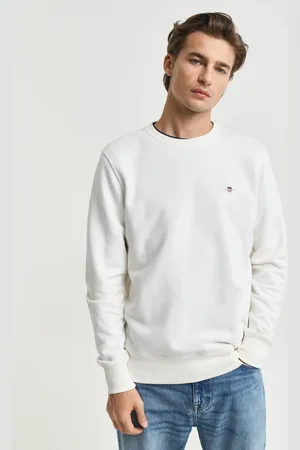 GANT Men Shield Crew Neck Sweatshirt (XS)