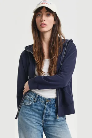 GANT Women Shield Zip Hoodie (XS)