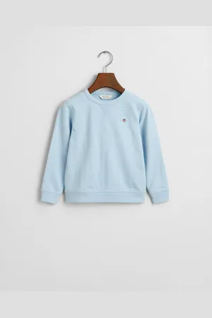 GANT Kids Kids Shield Slubbed Cotton Crew Neck Sweatshirt (92)