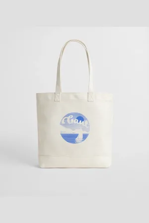 GANT Men Graphic Cotton Canvas Tote (ONE SIZE)
