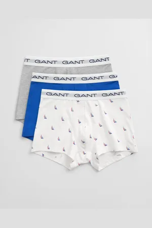 GANT Men 3-Pack Boat Print Trunks (S)