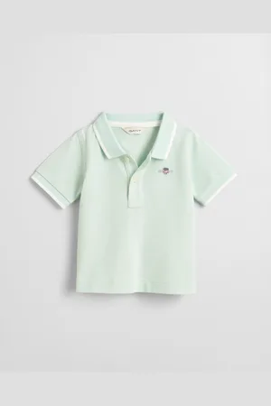 GANT Kids Baby Contrast Tipped Piqué Rugger (68)