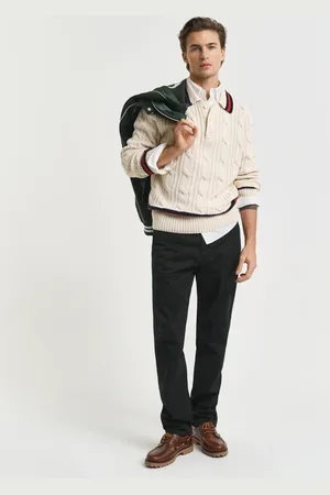 GANT Men Regular Fit Twill Chinos (29/32)