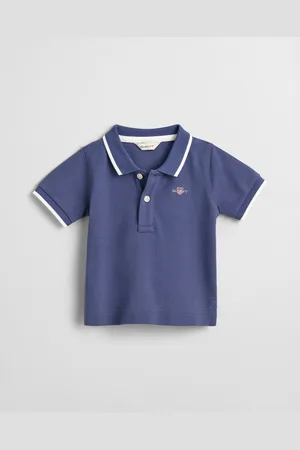 GANT Kids Baby Contrast Tipped Piqué Rugger (68)
