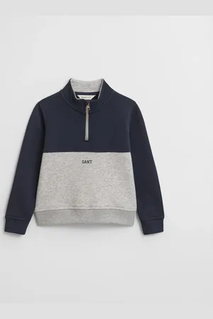 GANT Kids Kids Color Blocked Half-Zip Sweatshirt (92)