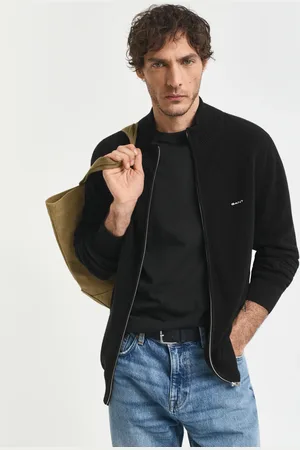 GANT Men Cotton Piqué Zip Cardigan (S)
