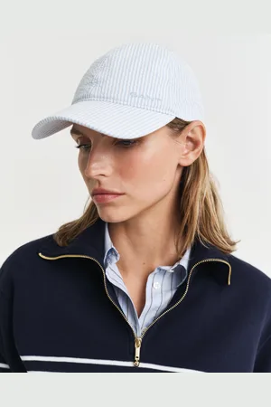 GANT Women Striped Seersucker Cap (ONE SIZE)