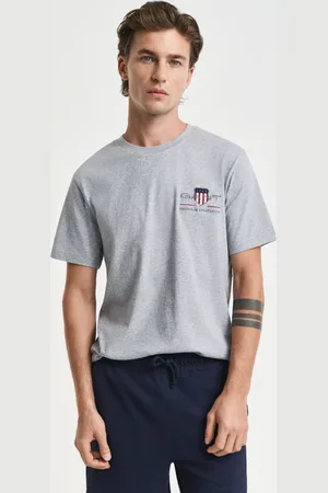 GANT Men Embroidered Archive Shield T-Shirt (XS)
