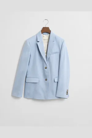 GANT Women Slim Fit Stretch Linen Blazer (34)