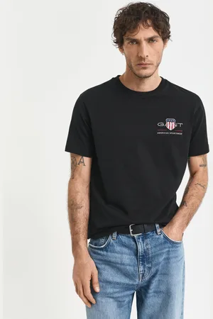 GANT Men Embroidered Archive Shield T-Shirt (XS)