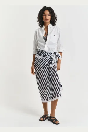 GANT Women Chevron Print Sarong (ONE SIZE)