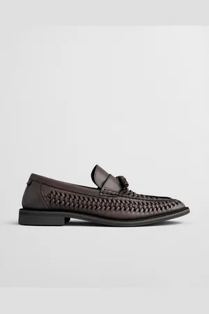 GANT Men Lozham Braided Leather Loafers (41)