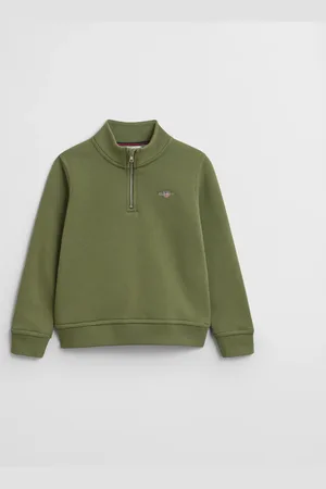 GANT Kids Kids Shield Half-Zip Sweatshirt (92)