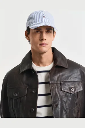 GANT Men Striped Seersucker Cap (ONE SIZE)