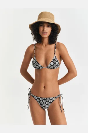 GANT Women Monogram Print Tie Bikini Bottoms (XS)
