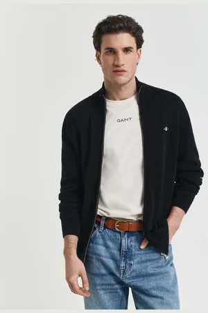 GANT Men Casual Cotton Zip Cardigan (S)