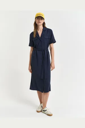 GANT Women Regular Fit Pocket Dress (34)