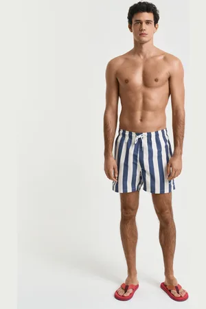 GANT Men Block Stripe Swim Shorts (S)
