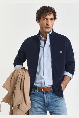 GANT Men Casual Cotton Zip Cardigan (S)