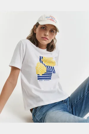 GANT Women Graphic T-Shirt (XS)