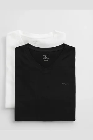 GANT Men 2-Pack V-Neck T-Shirts (S)