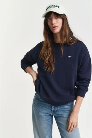 GANT Women Shield Crew Neck Sweatshirt (XS)