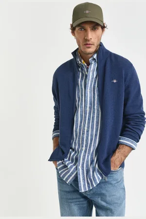 GANT Men Casual Cotton Zip Cardigan (S)
