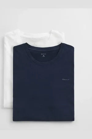 GANT Men 2-Pack Crew Neck T-Shirts (S)