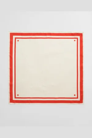 GANT Women Monogram Detail Silk Scarf (ONE SIZE)