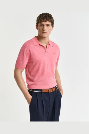 GANT Men Sunfaded Short Sleeve Polo Sweater (S)