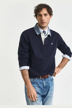 GANT Men Chambray Collar Heavy Rugger (S)