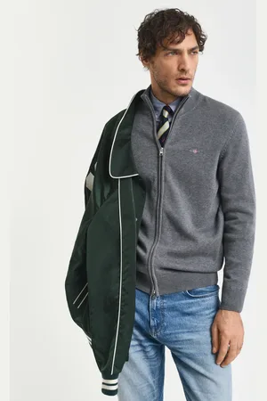 GANT Men Casual Cotton Zip Cardigan (S)