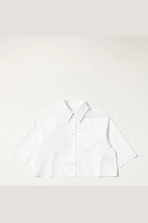 Maison Margiela Cropped cotton shirt
