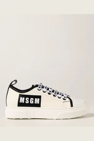 Msgm Trainers in canvas